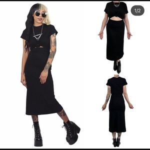 Foxblood Tie Me Up T-Shirt Dress